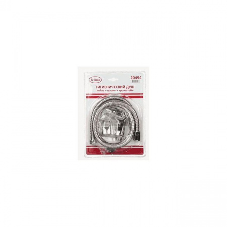 Набор для биде - гигиеническая лейка, держатель, шланг MELODIA SILVER MKP20494BL (34674) фото №1