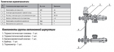 Смесительный узел Sm15231 TEBO фото №2