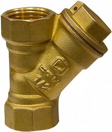 Фильтр латунный косой механической очистки воды    3/4" НН СТМ фото №2
