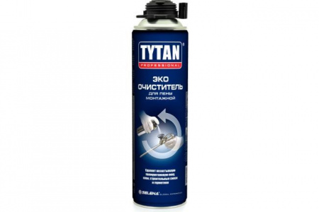 Очиститель полиуретановой пены 500мл Tytan PROFESSIONAL Еco-Cleaner фото №1