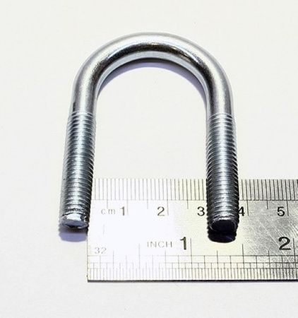 Хомут U образный W1-    3/4"(D20-27 H60) М8 фото №1