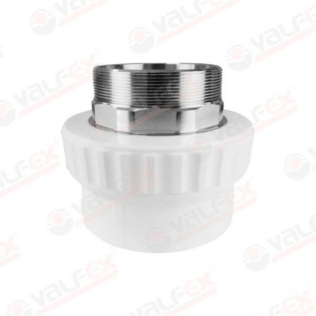 Муфта ППР комбинированная с наружной резьбой 110 x 4" под ключ Valfex  фото №1