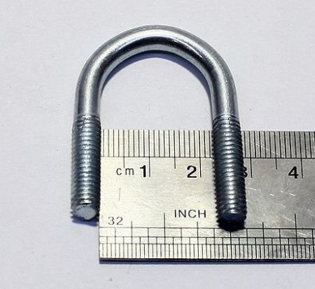 Хомут U образный W1-    1/2"(D15-21 H46) М6 фото №1