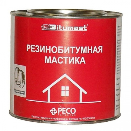 Мастика резинобитумная "Bitumast" 21,5 л фото №1