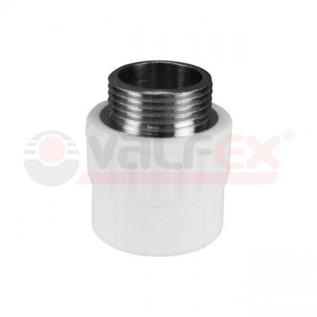 Муфта ППР комбинированная с наружной резьбой  25x 1/2" Valfex  фото №1