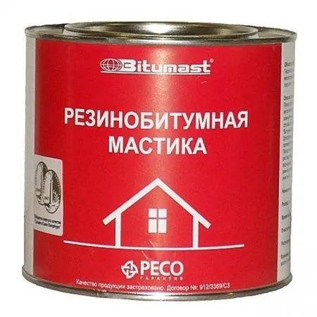 Мастика резинобитумная "Bitumast" 5,0 л фото №1